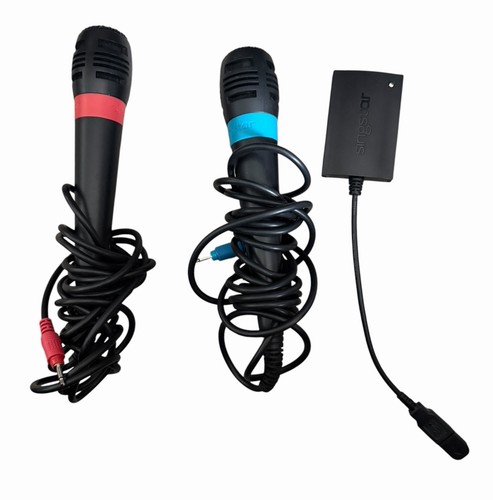 Singstar mikrofone rot blau - rot,