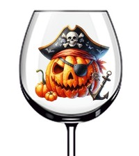 12x Aquarell Halloween Pirat