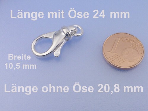 Echt 925 silber karabiner - echt,