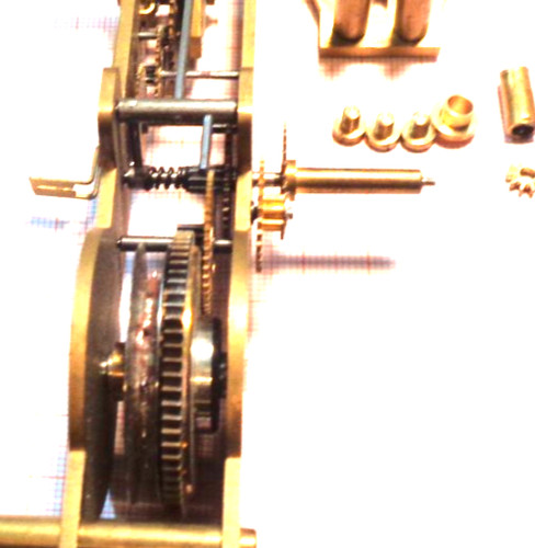 Antikes stabwerk wanduhr - stabwerk,