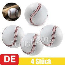 4x Weiches Leder Baseball Ball