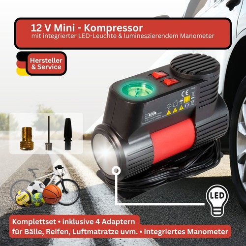 Mini kompressor 12v mit - mini, &
