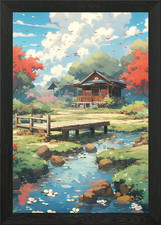 Anime Landschaft bunt