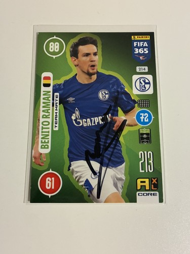 Benito raman autogramm panini - raman,
