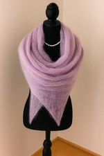 Tuch handgestrickt Mohair