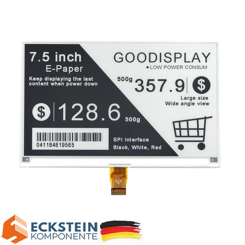 Gooddisplay zoll e ink - 7,5-zoll, e-ink