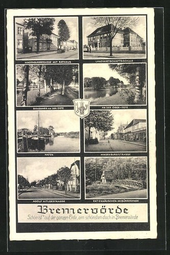 Bremervörde mehrbildkarte - ak,