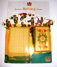 Schafkopf Skat / Spielkarten Bayerisches Blatt Set Block Stift Hacklberg Passau