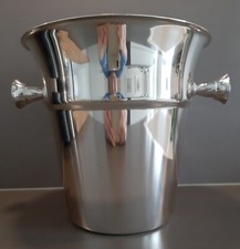 Sektkühler, WMF, Edelstahl, versilbert, gebr.