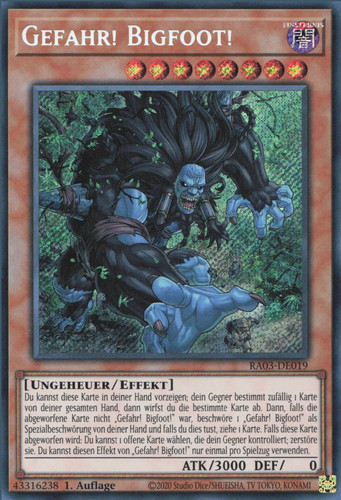Yugioh gefahr bigfoot - bigfoot!, (v.5)