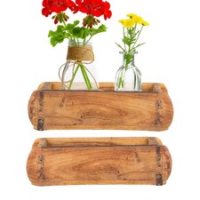 FLINKO 2x Ziegelform Holzkiste