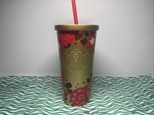 Starbucks Tumbler Thermobecher Cold to Go Edelstahl Weihn. Granatapfel 17oz NEU
