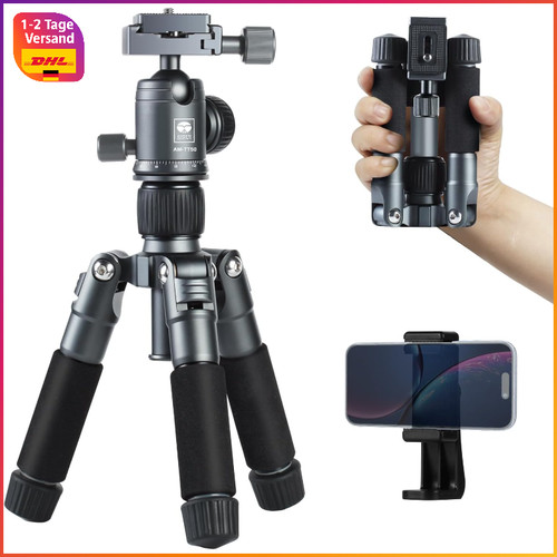 Mini stativ aluminium 52cm - aluminium,