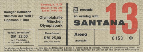 Santana olympiahalle - santana,