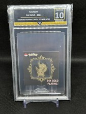 Graded Pokemon 24k Gold Plated