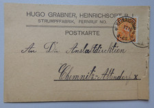 1518 firmenkarte hugo grabner - 1518/,