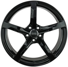 19 Zoll Felgen Satz Original Audi R8 GT V8 V10 8,5J & 11Jx19 Schwarz Hochglanz