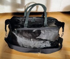 Reisetasche JOST -  LEDER Kuhfell Schwarz Leder 50x27cm Top Zustand