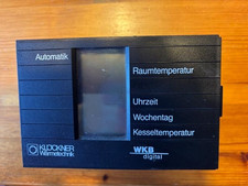 ELCO Klöckner Logon Plus Steuerung Heizungsregelung Regelung WKB digital schwarz