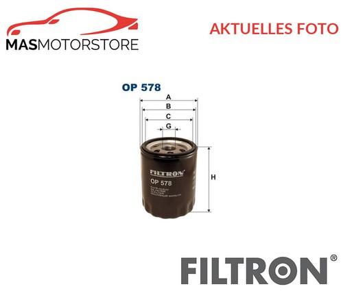 Motor ölfilter filtron op578 - motor,