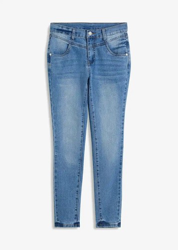 Skinny jeans blau denim - blau,