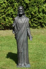 Jesus Figur Bronze Grabschmuck