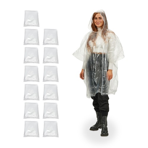 Regenponcho einweg notfall - einweg,