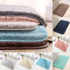 Hochflor Teppich Einfarbig Langflor Teppich Wohnzimmerteppich Bodenmatte Matte