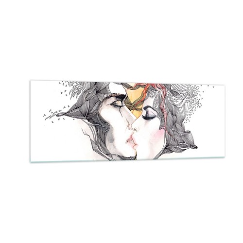 Wandbilder 140x50cm glasbild - 140x50cm,