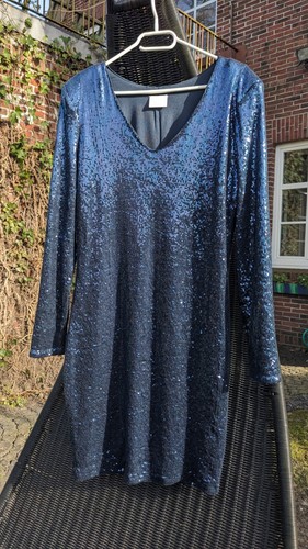 Pailletten kleid - pailletten, 👗