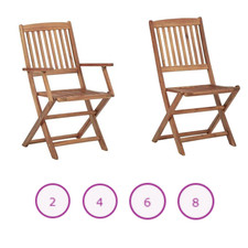 Klappbare Gartenstühle