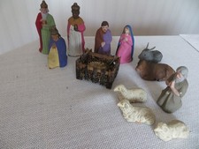 Alter Satz Krippenfiguren  -