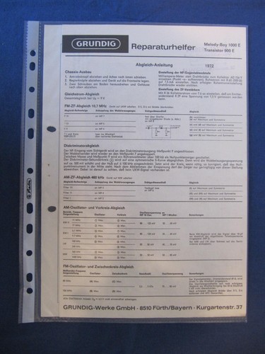 Grundig melody boy 1000e - melody-boy,