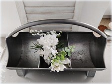 Pflanztopf / Pflanzkorb ?Reduziert ?3 Fächer ?Zink ?Pflanzgefäße ?Übertopf 