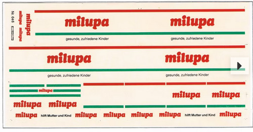 Decals milupa hilft - 1:87,