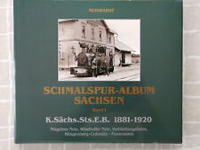 Schmalspur-Album Sachsen 1881-1920 Band 1 K.Sächs.Sts.E.B. grüne Serie, gut