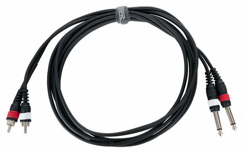 Robustes stereo audiokabel - stereo-audiokabel, 2x