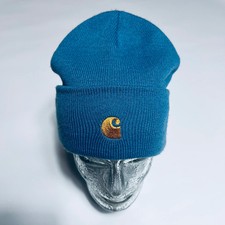 Carhartt Chase Beanie Mütze  Retro Unisex blau 