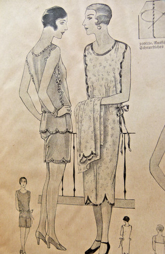 Altes vobach modeheft von 1929 - modeheft,