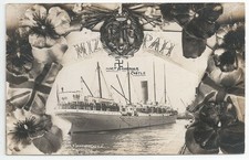 Union Castle Line HMT BRAEMAR CASTLE Dampfschiff RAF Truppenschiff "Mizpah" RP PC