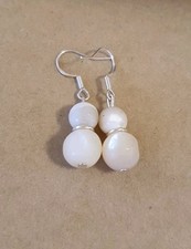 Damen Ohrringe Perlmutt