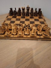 Altes schachspiel holz - altes,