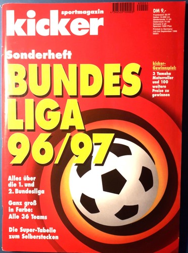 Zeitschrift kicker - -,