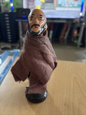 Neuheit Holz Mönch Figur Erotik schlechte Gewohnheiten Gewand geschnitzt phalisch Ornament