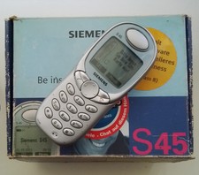 Siemens  S45 - Silber (Ohne Simlock) Vintage Handy, guter Zustand