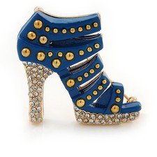 Royalblaue Emaille, Kristall