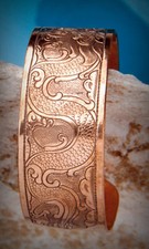 Kupferarmreif Drache als