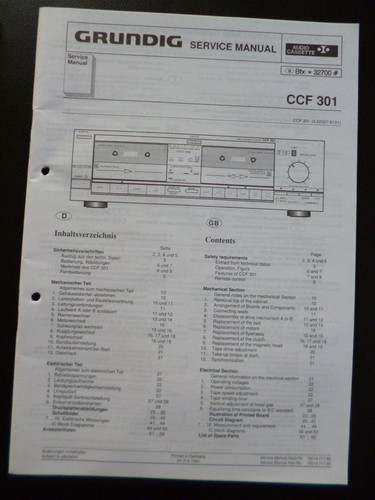 Original service manual - original,