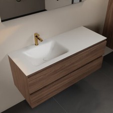 corian waschtisch set weiß