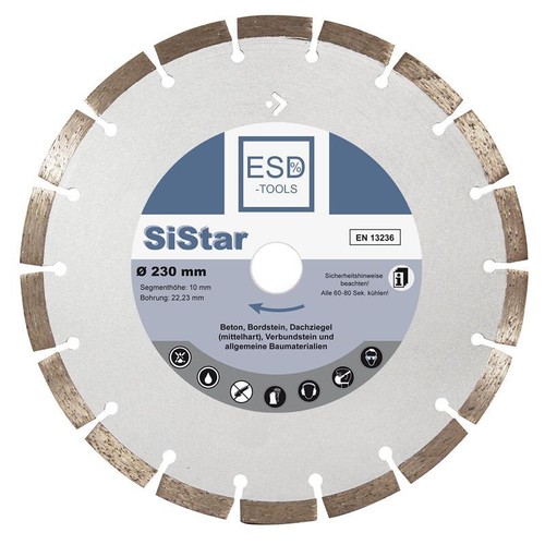 Diamanttrennscheibe sistar - sistar, Ø